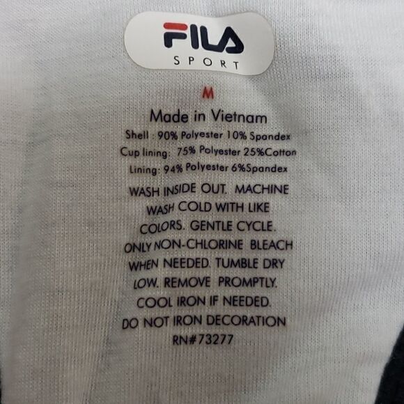 FILA SPORT PERFORMANCE WOMEN'S PINK AND BLACK RACERBACK TANK, SIZE MEDIUM - Picture 8 of 8